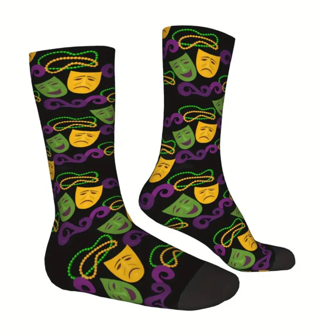 Happy and Gras Socks